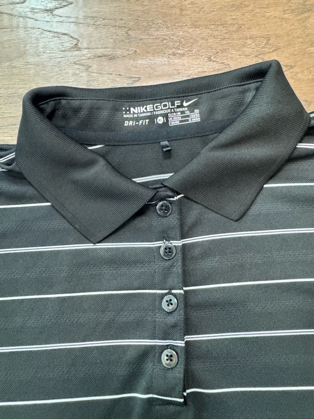 Nike Golf Women’s Black Striped Polo Top - Picture 6 of 13